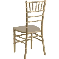 EnvyChair™ Elegant Wood Chiavari Chair - Gold