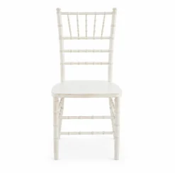 EnvyChair™ Elegant Wood Chiavari Chair - White Wash