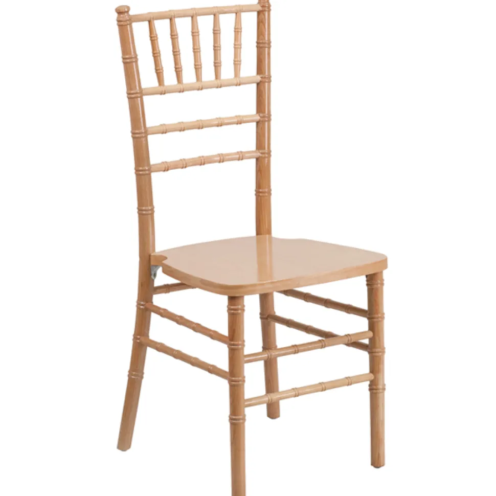 EnvyChair™ Elegant Wood Chiavari Chair - Natural Wood