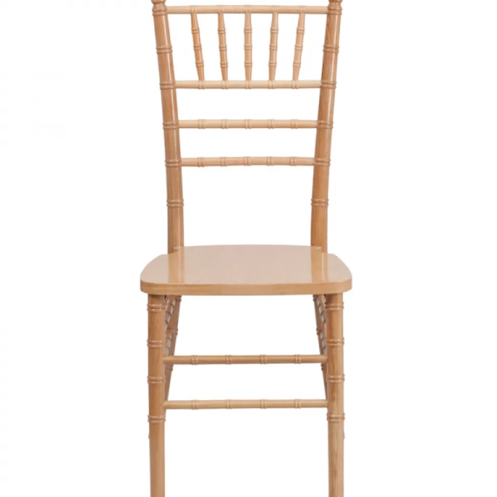EnvyChair™ Elegant Wood Chiavari Chair - Natural Wood
