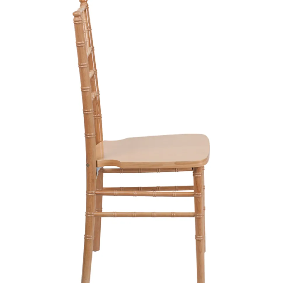 EnvyChair™ Elegant Wood Chiavari Chair - Natural Wood
