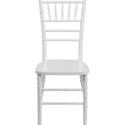 EnvyChair™ Elegant Wood Chiavari Chair - White