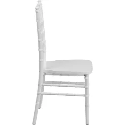 EnvyChair™ Elegant Wood Chiavari Chair - White