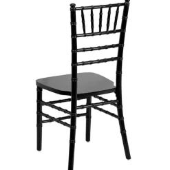 EnvyChair™ Elegant Wood Chiavari Chair - Black