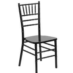 EnvyChair™ Elegant Wood Chiavari Chair - Black