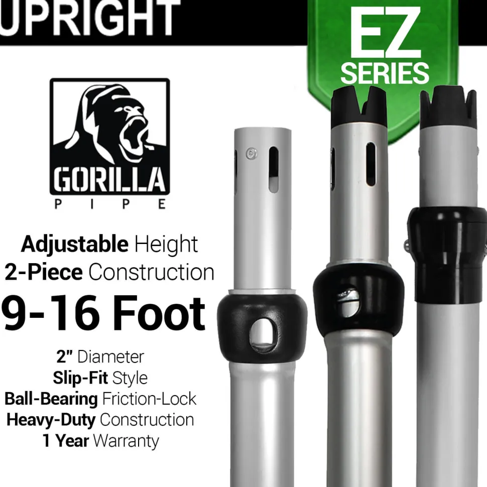 EZ Series - Adjustable Upright w/Slip-Lock (9ft-16ft)