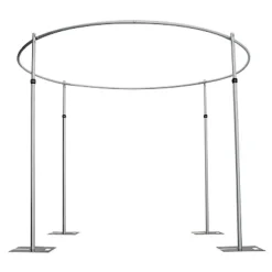 EZ Series Round 4-Post Canopy (Chuppah / Modern Mandap) - 6-10ft Height
