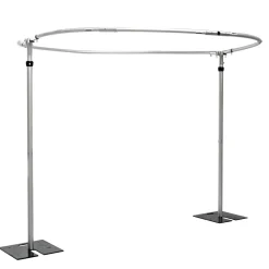 EZ Series Round 2-Post Canopy (Chuppah / Modern Mandap) - 7-12ft Height