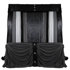 FABRIC ONLY! Modern Theme Pro-Designed Backdrop or 4 Post Canopy Kit - 6ft-10ft Tall