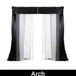 FABRIC ONLY! Modern Theme Pro-Designed Backdrop or 4 Post Canopy Kit - 6ft-14ft Tall