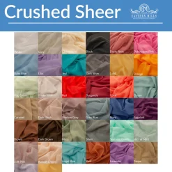 FABRIC ONLY! Romantic Theme Pro-Designed Backdrop or 4 Post Canopy Kit - 6ft-14ft Tall