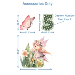Fairy Garden Foam Core Birthday Backdrop Kit by PopScene™