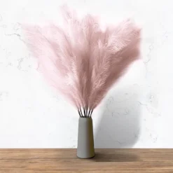 Faux Pampas Grass - 6 Stems - 48