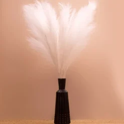 Faux Pampas Grass - 6 Stems - 48
