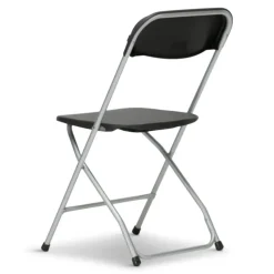 Feather XT™ Aluminum Plastic Folding Chair - 450 lb Capacity - Charcoal Grey