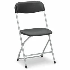 Feather XT™ Aluminum Plastic Folding Chair - 450 lb Capacity - Charcoal Grey