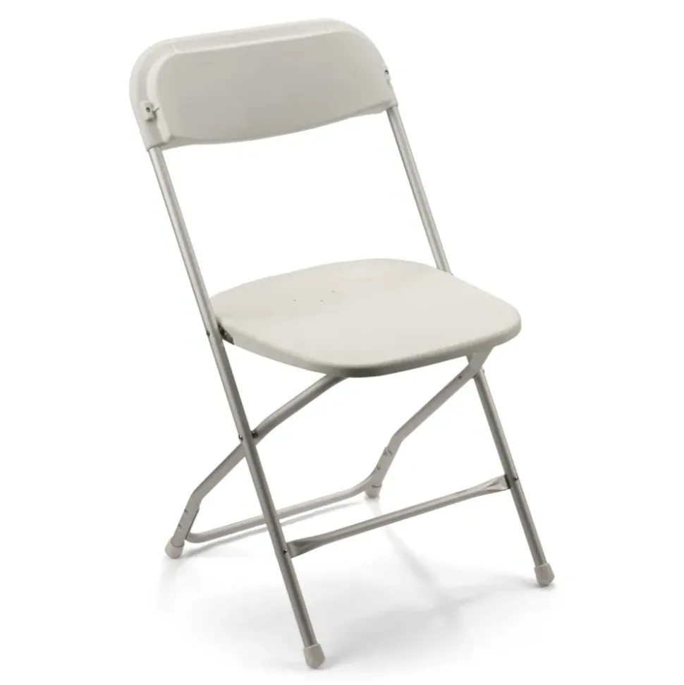Feather XT™ Aluminum Plastic Folding Chair - 450 lb Capacity - White