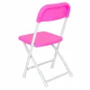 Feather XT™ Kid's Plastic Folding Chair - 220 lb Capacity - Pink