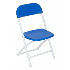 Feather XT™ Kid's Plastic Folding Chair - 220 lb Capacity - Blue