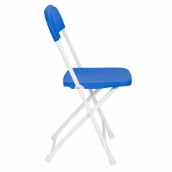 Feather XT™ Kid's Plastic Folding Chair - 220 lb Capacity - Blue