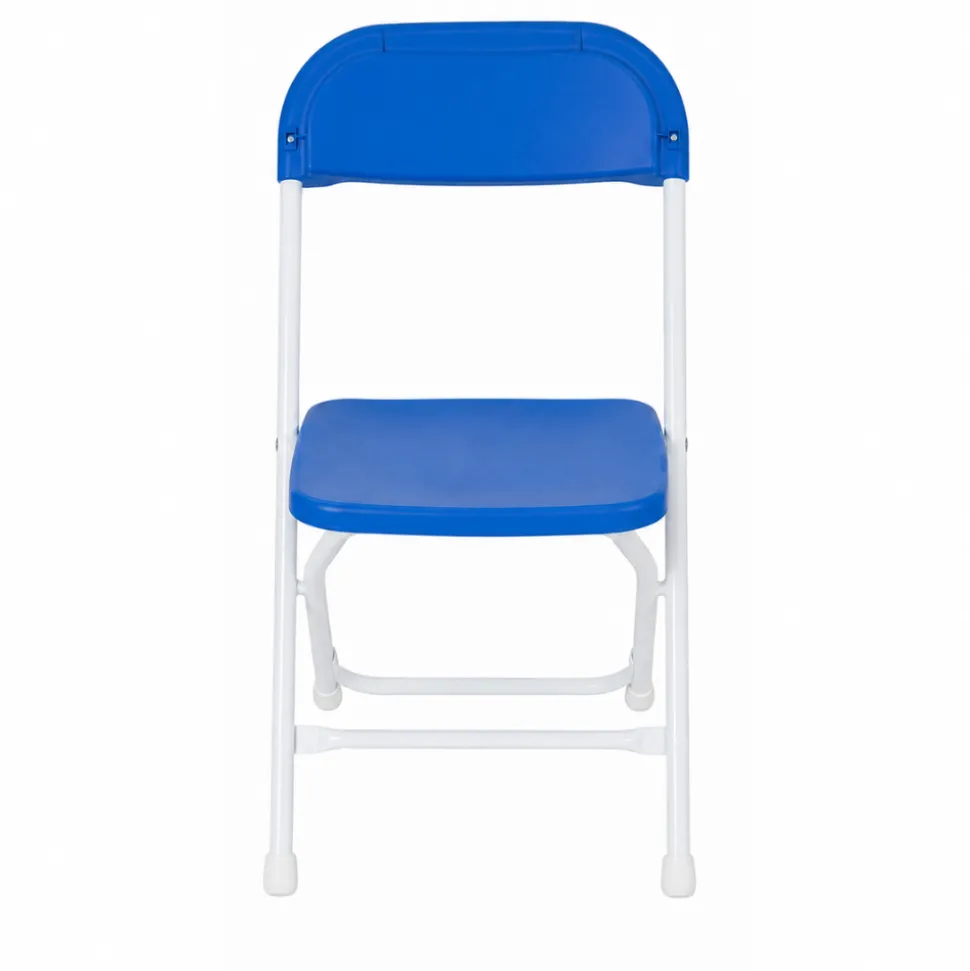 Feather XT™ Kid's Plastic Folding Chair - 220 lb Capacity - Blue