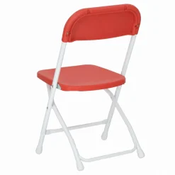 Feather XT™ Kid's Plastic Folding Chair - 220 lb Capacity - Red