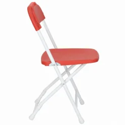 Feather XT™ Kid's Plastic Folding Chair - 220 lb Capacity - Red