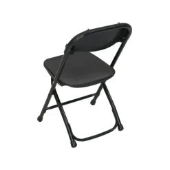 Feather XT™ Kid's Plastic Folding Chair - 220 lb Capacity - Black