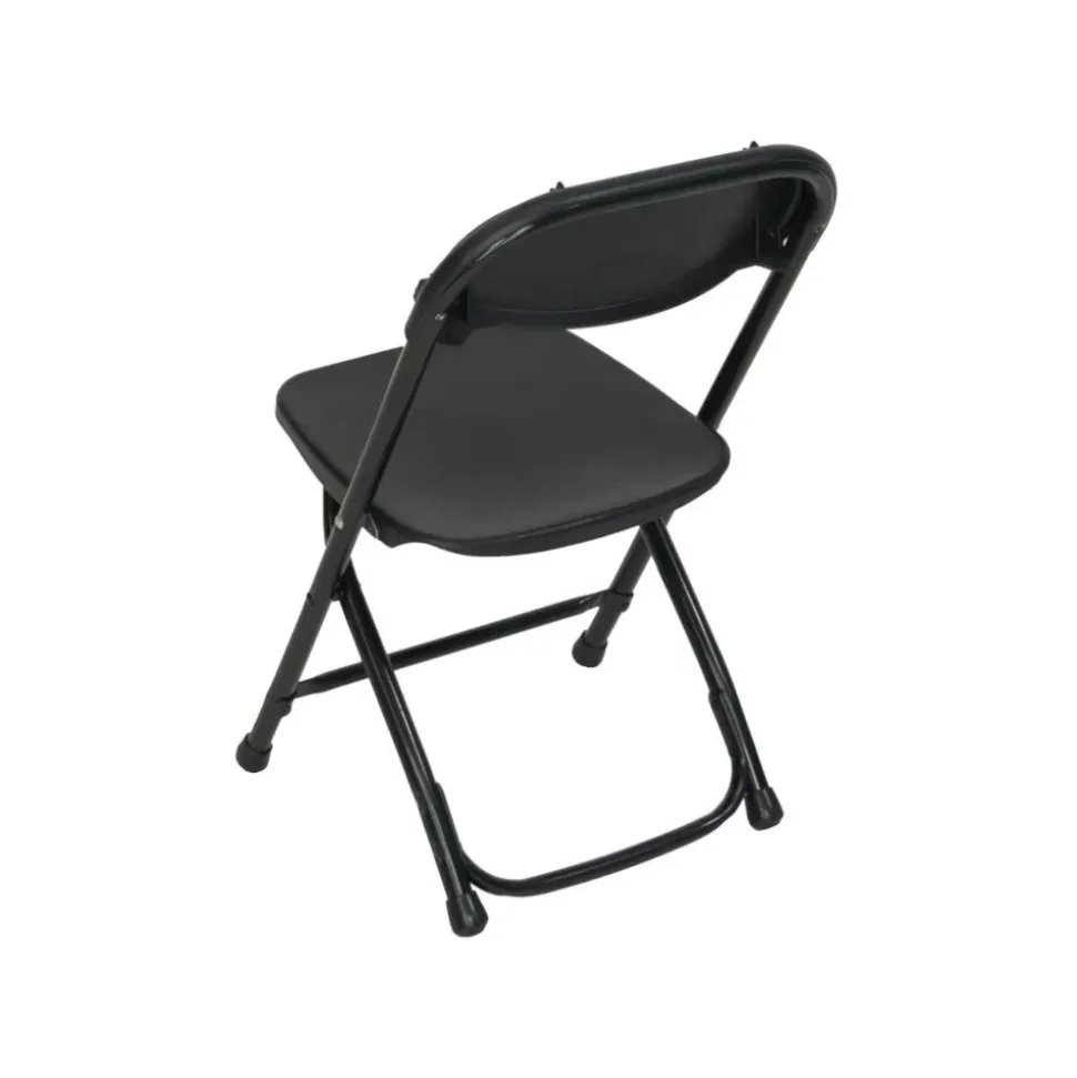 Feather XT™ Kid's Plastic Folding Chair - 220 lb Capacity - Black