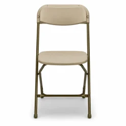 Feather XT™ Plastic Folding Chair - 630 lb Capacity - Cream