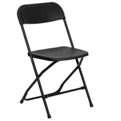 Feather XT™ Plastic Folding Chair - 630 lb Capacity - Black