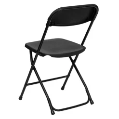 Feather XT™ Plastic Folding Chair - 630 lb Capacity - Black