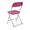 Feather XT™ Plastic Folding Chair - 630 lb Capacity - Burgundy