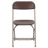 Feather XT™ Plastic Folding Chair - 630 lb Capacity - Brown