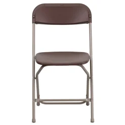 Feather XT™ Plastic Folding Chair - 630 lb Capacity - Brown