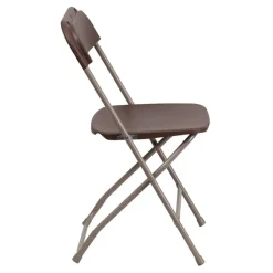 Feather XT™ Plastic Folding Chair - 630 lb Capacity - Brown