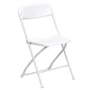 Feather XT™ Plastic Folding Chair - 630 lb Capacity - White