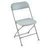 Feather XT™ Plastic Folding Chair - 630 lb Capacity - Light Gray