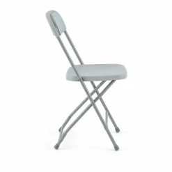 Feather XT™ Plastic Folding Chair - 630 lb Capacity - Light Gray