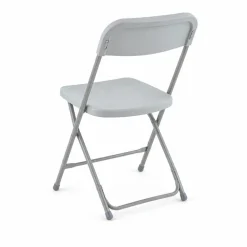 Feather XT™ Plastic Folding Chair - 630 lb Capacity - Light Gray