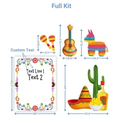Fiesta Fun Foam Core Backdrop Kit by PopScene™