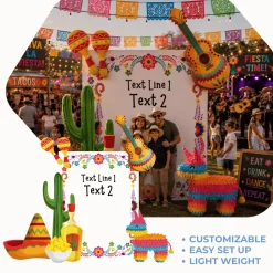 Fiesta Fun Foam Core Backdrop Kit by PopScene™