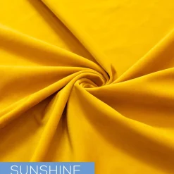 Fire Velvet (IFR) Drape w/ Sewn Rod Pocket - Sunshine