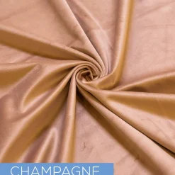 Fire Velvet (IFR) Drape w/ Sewn Rod Pocket - Champagne