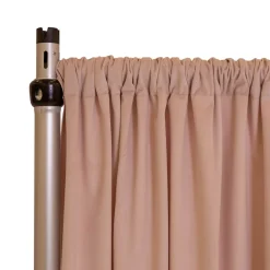 Fire Velvet (IFR) Drape w/ Sewn Rod Pocket - Pink
