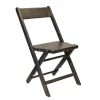 FirmFold™ European Beech Wood Folding Chair - Walnut