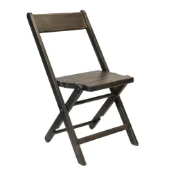 FirmFold™ European Beech Wood Folding Chair - Walnut