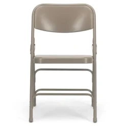 FirmFold™ Premium Triple-Braced Steel Folding Chair - Beige