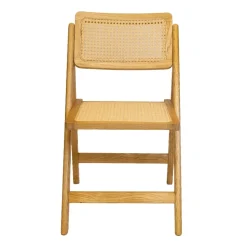 FirmFold™ Rattan Folding Chair - Tinted Raw