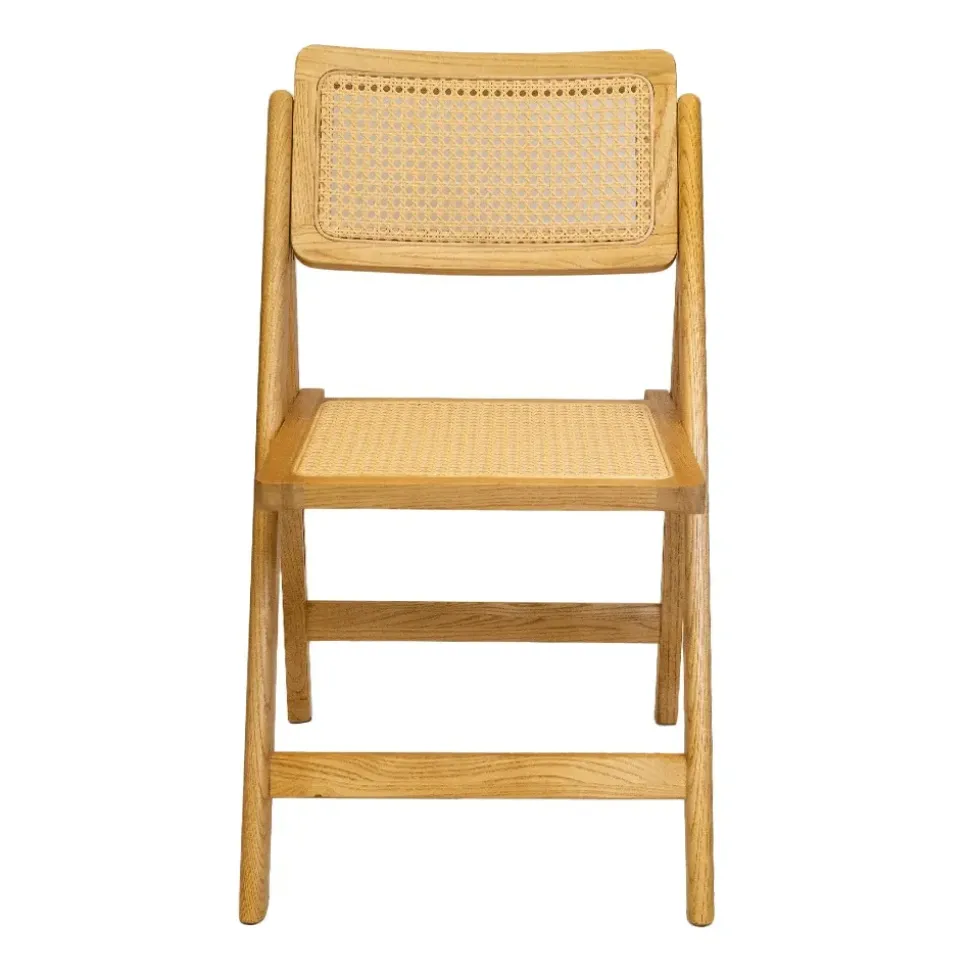 FirmFold™ Rattan Folding Chair - Tinted Raw